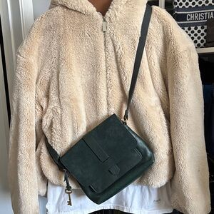 Fossil Green Crossbody Bag